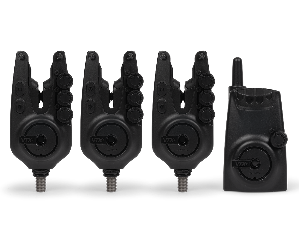 Avid carp sada signalizatorů vtx+ bite alarm set - 3+1