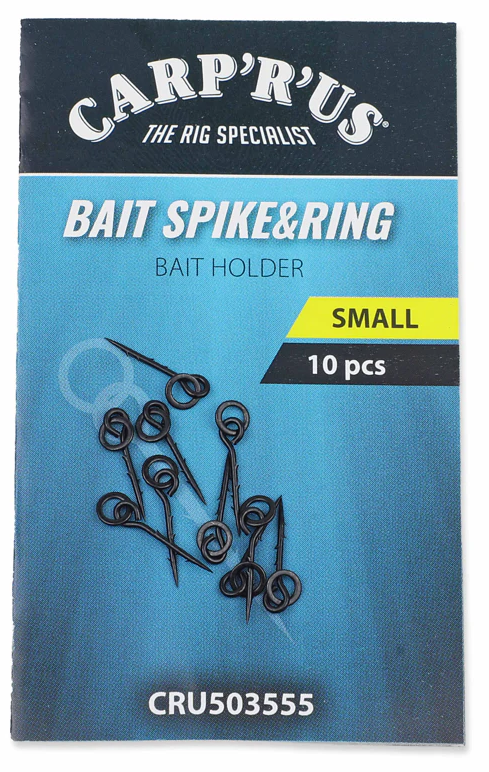 Levně Carp´r´us trn na nástrahu bait spike & ring 10 ks - s
