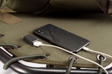 Nash Lehátko Se Spacákem MF60 Indulgence 5 Season Sleep System Compact + Vyhřívaná Vložka Heated Blanket + Přehoz Winter Shroud (4)