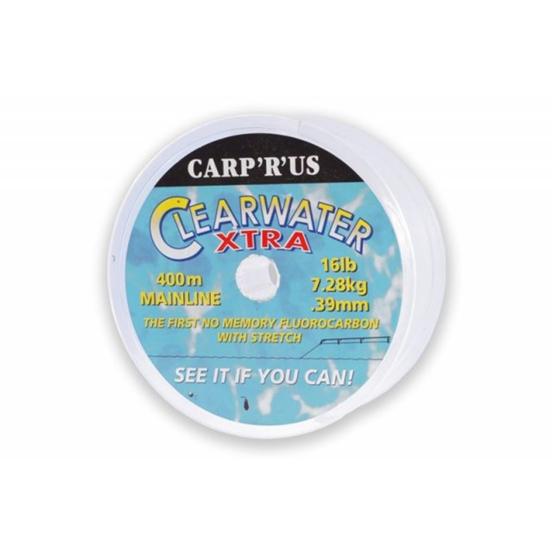 Levně Carp´r´us clearwater xt fluorocarbon čirý 400 m-průměr 0,33 mm / nosnost 12 lb