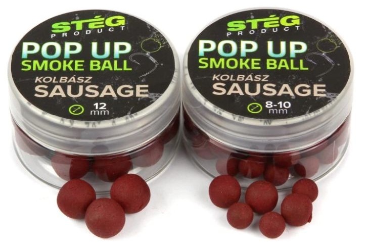 Stég plovoucí boilie pop up smoke ball 10 g 12 mm - sausage