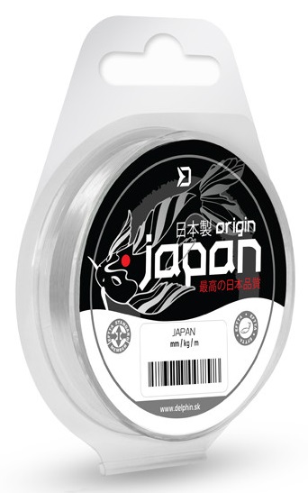 Delphin vlasec japan origin ultra čirá - průměr 0,234 mm / nosnost 4,43 kg / návin 50 m