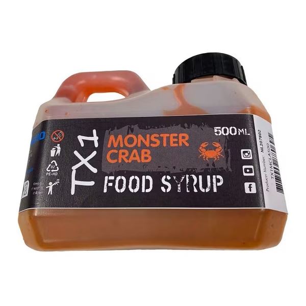 Shimano Booster TX1 Food Syrup Attractant Monster Crab 500 ml