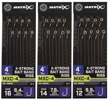 Matrix Návazec MXC-4 4” X-Strong Bait Band Rigs - Velikost Háčku 14 Nosnost 3,6 kg