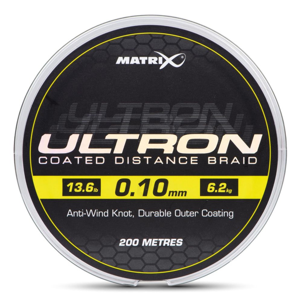 Matrix splétaná šňůra ultron coated braid 200 m - 0,10 mm 6,2 kg