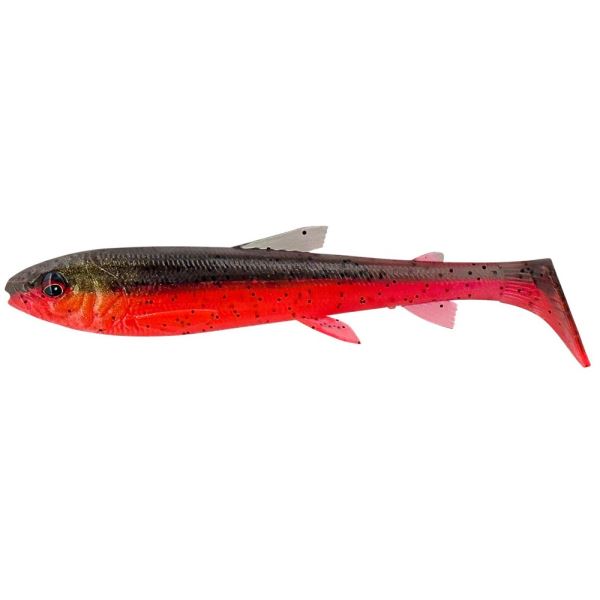 Savage Gear Gumová Nástraha 3D Whitefish Shad Black Red - 9 cm 7 g