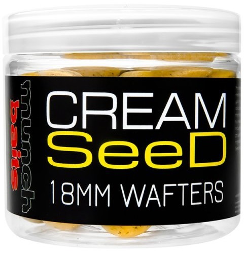 Levně Munch baits vyvážené boilie cream seed wafters 200 ml-18 mm