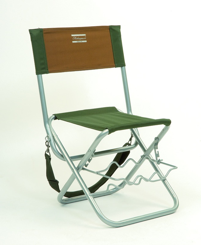 Shakespeare stolička - folding chair with rod rest