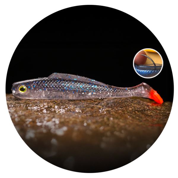 RedBass Gumová Nástraha Ripper Kicker Super Natur RT UV COLOR