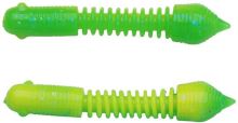 Berkley Gumová Nástraha Powerbait Power Pillar Spring Green Sunshine Yellow - 5,5 cm 10 ks