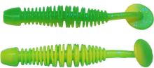 Berkley Gumová Nástraha Powerbait Power Leech Spring Green Sunshine Yellow - 5 cm 12 ks