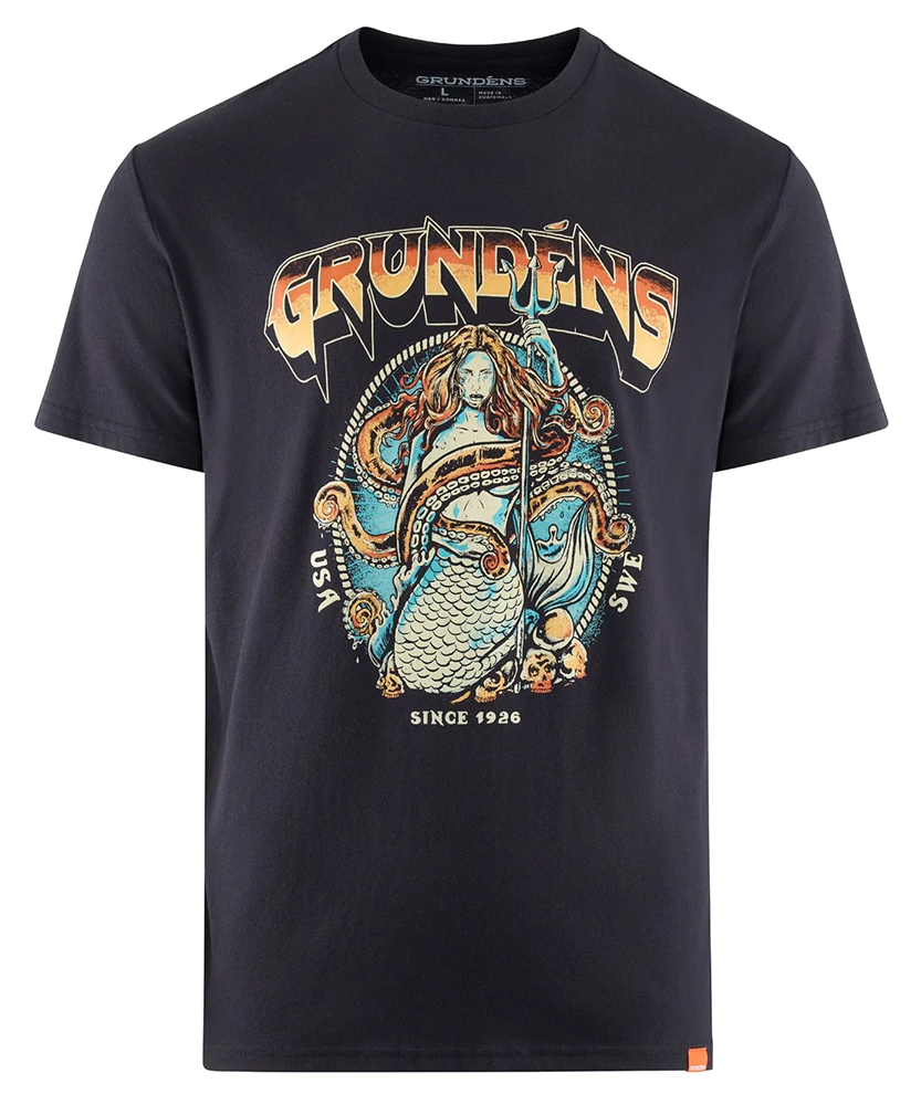 Grundéns tričko siren ss t-shirt black - xl