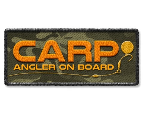 Levně 4anglersdesign samolepka 73 carp angler on board