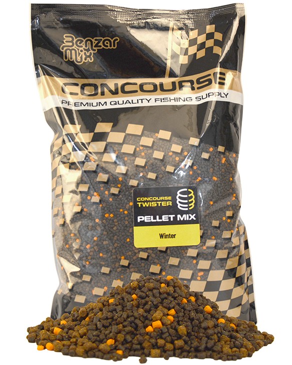 Levně Benzar mix mikro pelety concourse twister pellet mix 2 a 4 mm 800 g - zimní mix pellet