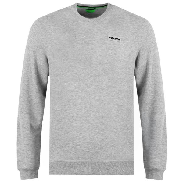 Korda Tričko s Dlouhým Rukávem Patch Crewneck Heather Grey