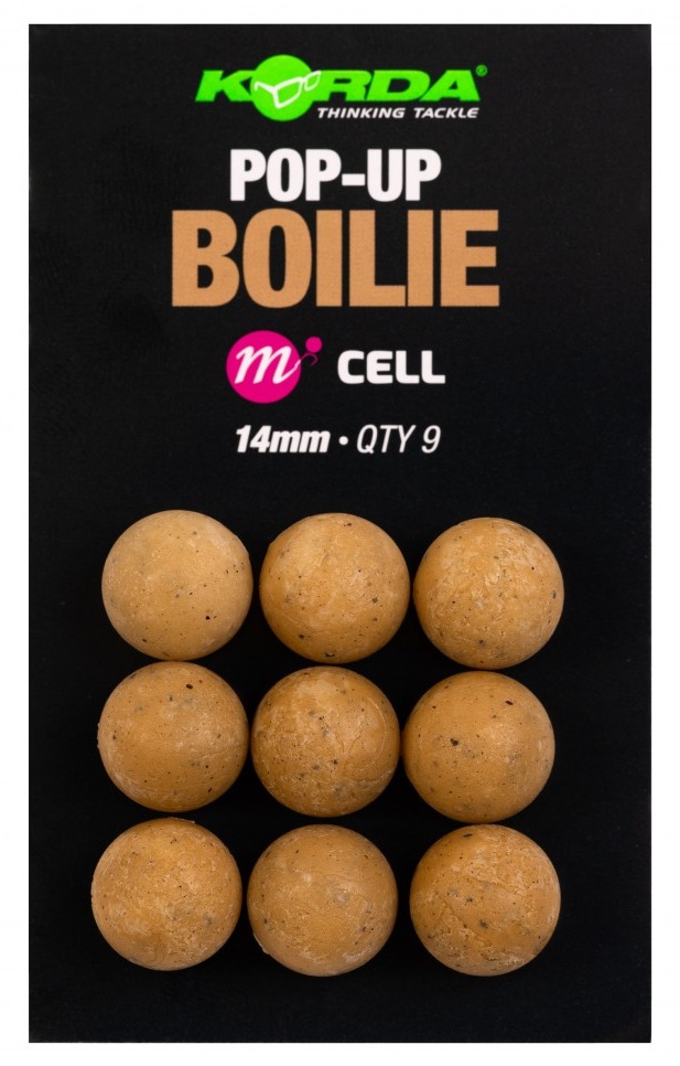 Korda umělé boilie pop up boilie cell - 14 mm 9 ks