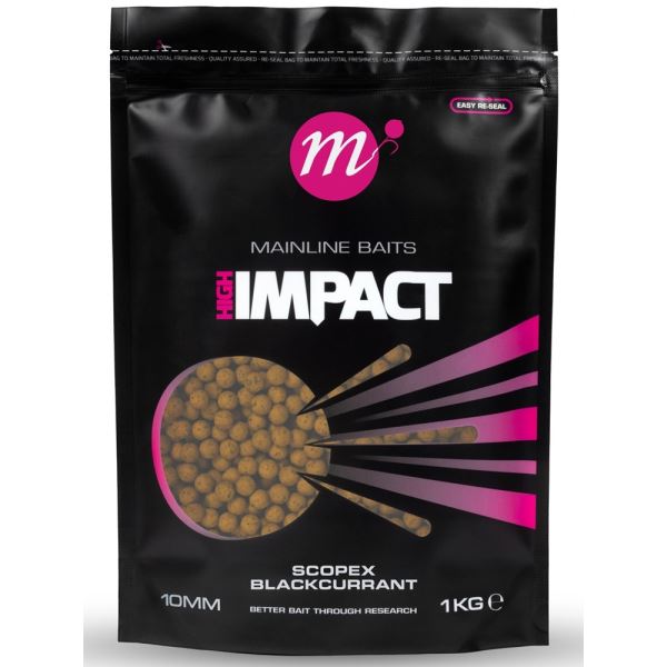 Mainline Boilie Hi Impact Scopex Blackcurrant 1 kg