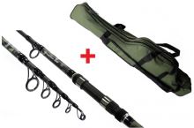 Zfish Combo 2 x Prut Kingstone Telecarp 3,6 m 3,5 lb + Pouzdro