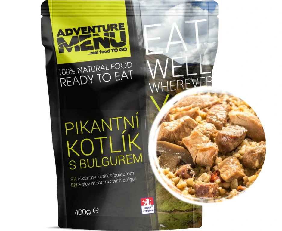 Levně Adventure menu pikantní kotlík s bulgurem