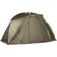 Nash Bivak Titan Hide Pro XL + Moskytiérový Přední Panel Mozzi Infill+ Nepromokavý Přední Panel Waterproof Infill + Zimní Přehoz Overwrap (1)