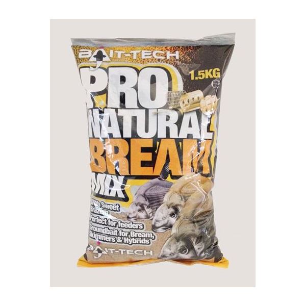 Bait-Tech krmítková směs pro-natural bream groundbait mix 1,5 kg