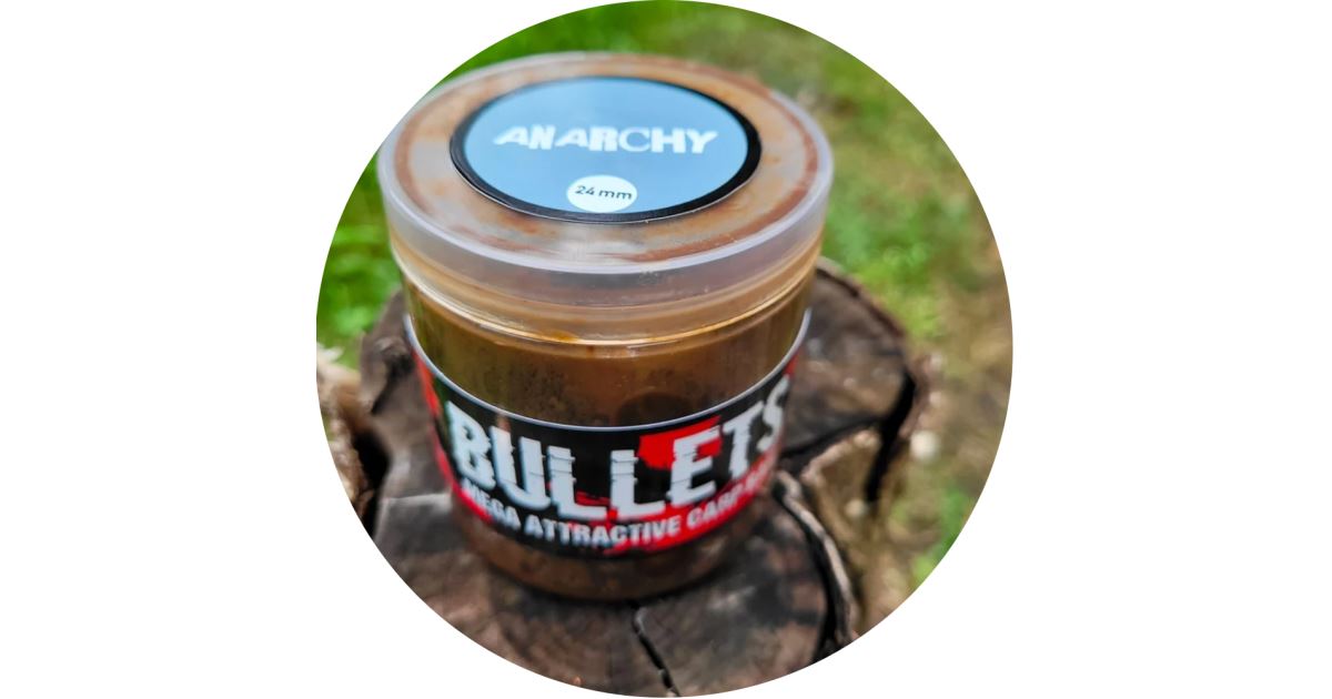 G.B.U. Dipované Boilies Bullets Anarchy 200 g