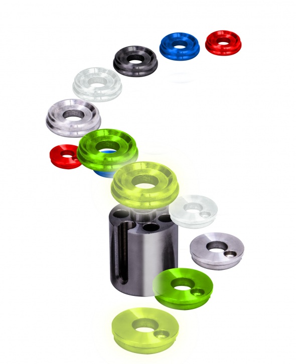 Solar koncovky lock & load end caps - nerez