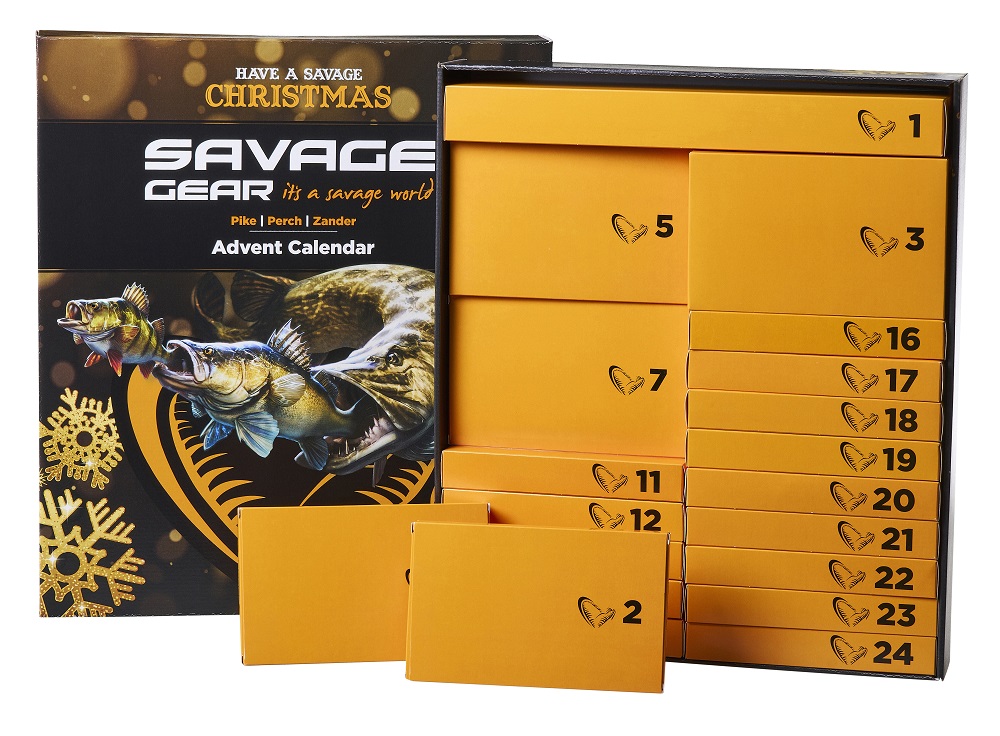 Savage gear adventní kalendář pro rybáře