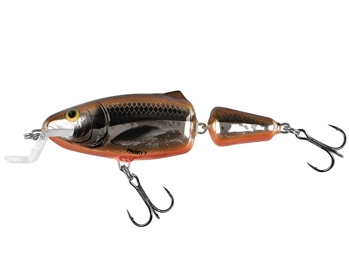 Levně Salmo wobler frisky shallow runer metallic hot olive 7 cm