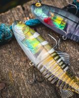 Fox Rage Gumová Nástraha Jointed Replicant Young Perch UV (5)