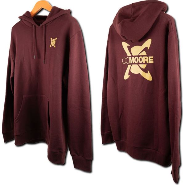 CC Moore Mikina Burgundy Hoodie
