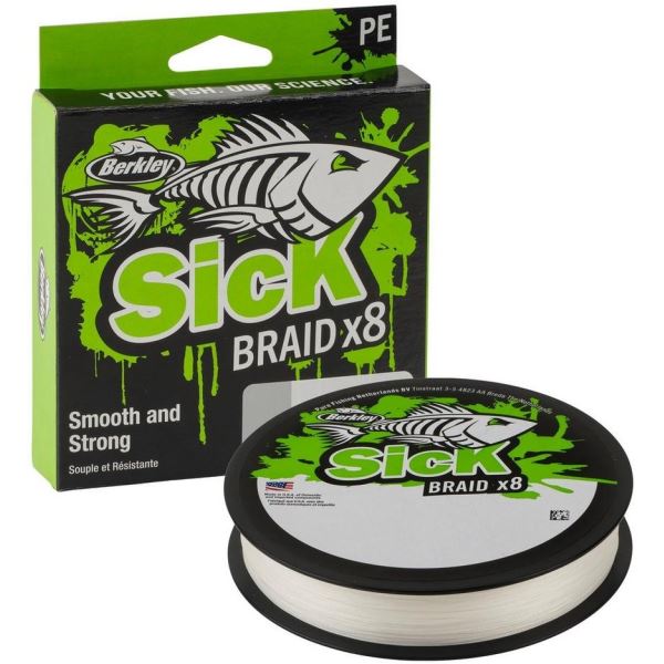 Berkley Splétaná Šňůra Sick Braid White 150 m