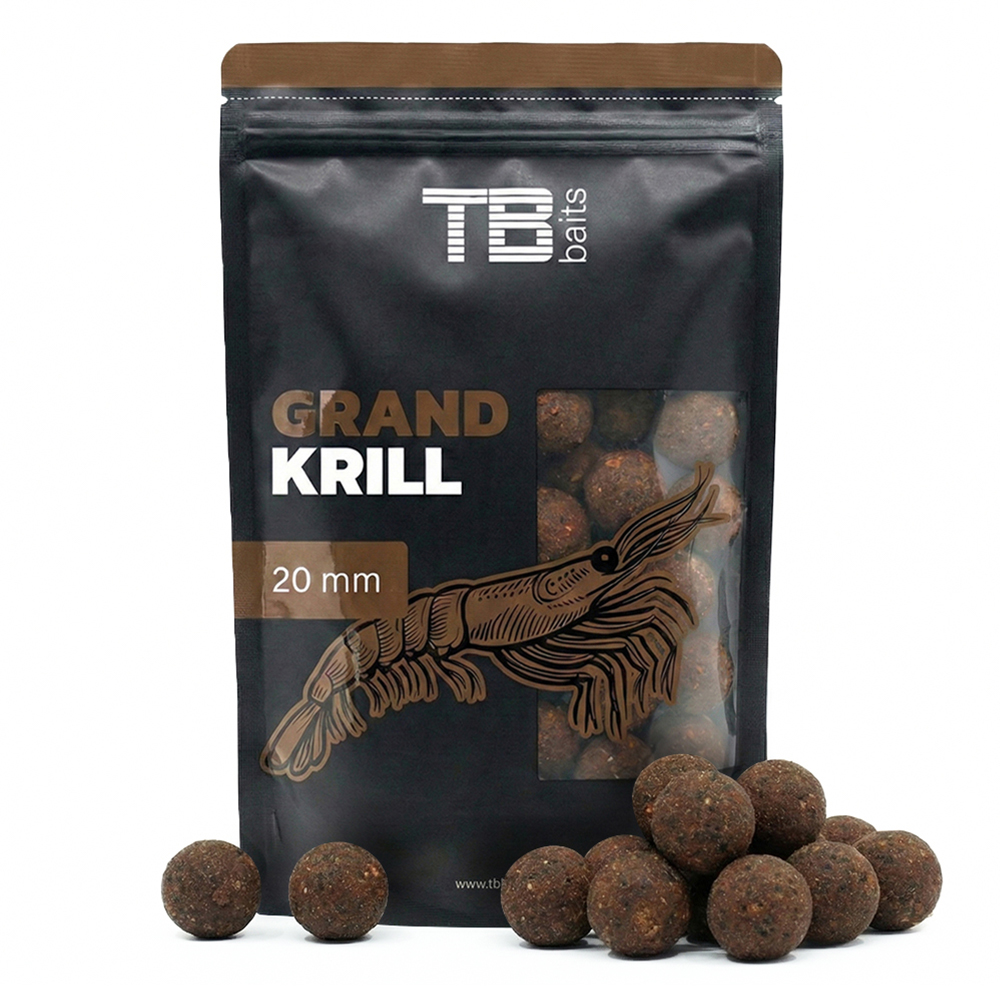 Levně Tb baits boilie grand krill - 1 kg 16 mm