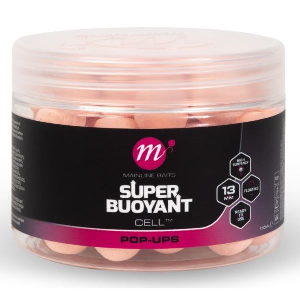 Mainline Plovoucí Boilie Super Buoyant Pop-Ups Cell 150 ml 13 mm