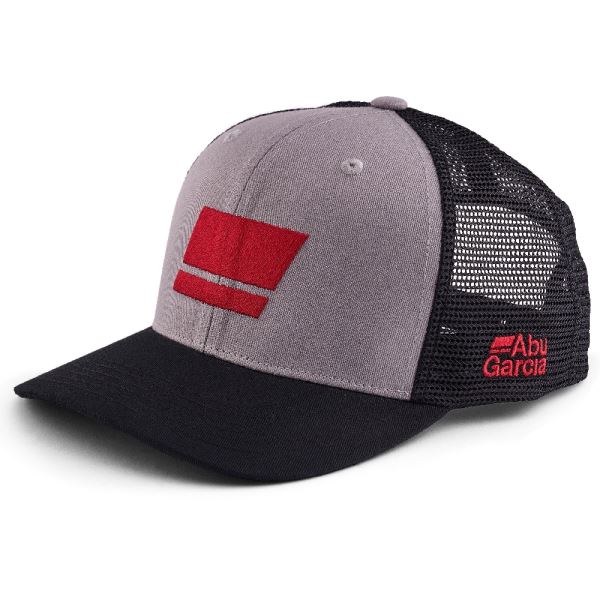 Abu Garcia Kšiltovka Flag Trucker Cap Grey Black
