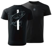 Giants Fishing Tričko Pánské Pstruh Černé - XL