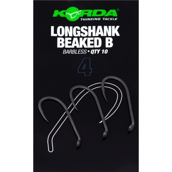 Korda Háčky Longshank Beaked Barbless 10 ks