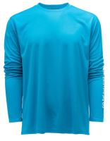 Grundéns Funkční UV Triko Tough Sun Crew Azure - XL