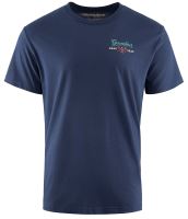 Grundéns Tričko Dark Seas X Grundens Watchman SS T-Shirt Dark Navy (1)