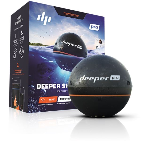 Deeper Pro Fishfinder nahazovací sonar WiFi