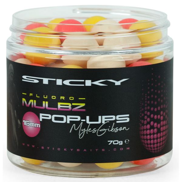 Sticky Baits Plovoucí Boilies Mulbz Fluoro Pop-Ups 70 g