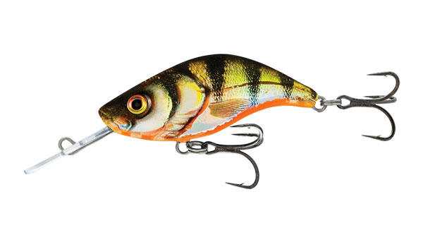 Levně Salmo wobler sparky shad sinking yellow holographic perch 4 cm 3 g