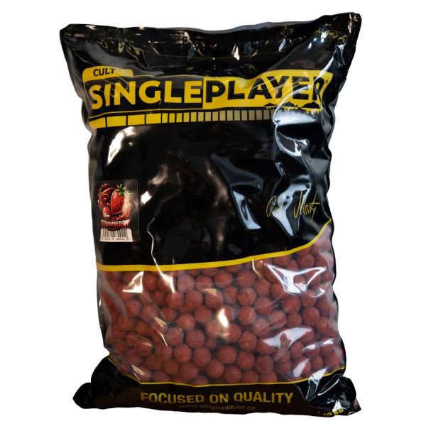 Singleplayer Krmné Boilie Strawberry 10 kg