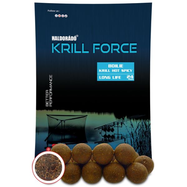 Haldorádó Boilies Krill Force Long Life Hot Spicy 700 g