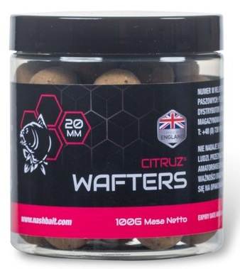 Nash vyvážené boilie wafters citruz - 100 g 20 mm
