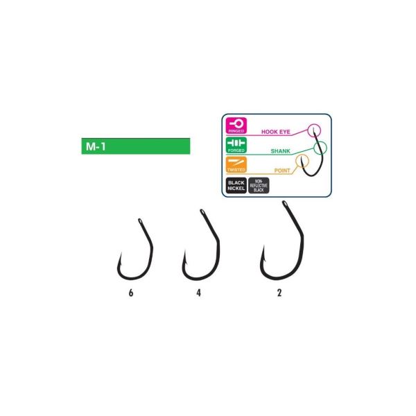 Hayabusa háčky Hooks Model M1