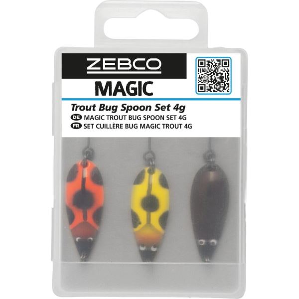 Zebco Plandavka Magic Trout Bug Spoon Set 4 g 3ks