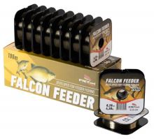 Falcon Vlasec Feeder Tmavě Hnědá 100 m-Průměr 0,16 mm / Nosnost 2,95 kg