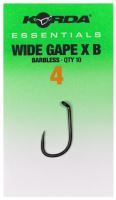 Korda Háčky Essentials Wide Gape X Barbless 10 ks (1)
