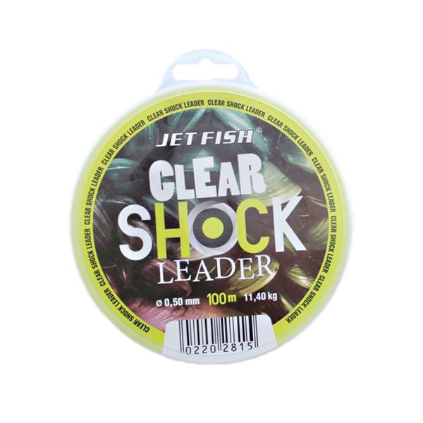 Jet Fish Clear Shock Leader Crystal 100 m